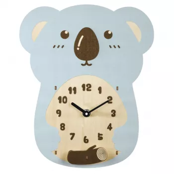 Hama Koala Pendulum mechanical clock Other Blue, Brown, Wood