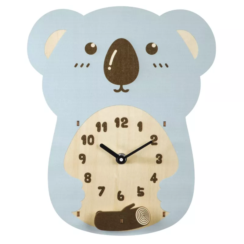 Hama Koala Pendulum mechanical clock Other Blue, Brown, Wood