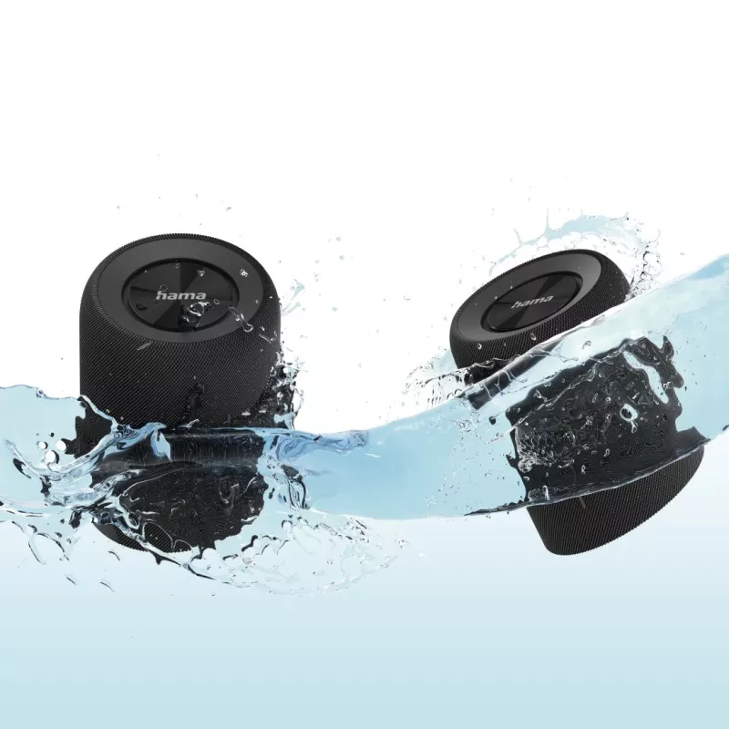 Hama Twin 3.0 Stereo portable speaker Black 30 W