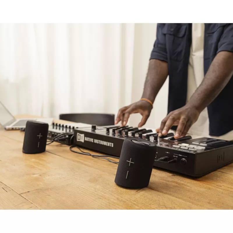Hama Twin 3.0 Stereo portable speaker Black 30 W