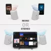 Hama Twin 3.0 Stereo portable speaker White 30 W