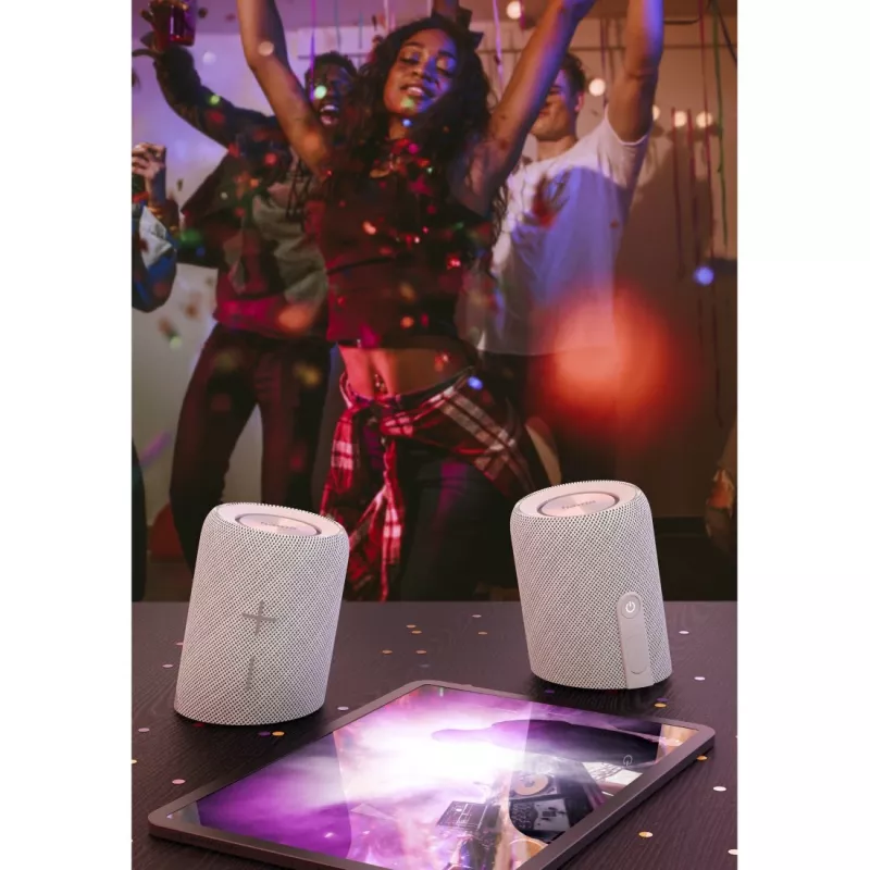 Hama Twin 3.0 Stereo portable speaker White 30 W