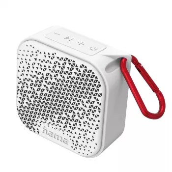 Mono Portable Speaker Hama Pocket 3.0 White