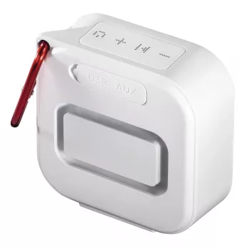 Mono Portable Speaker Hama Pocket 3.0 White