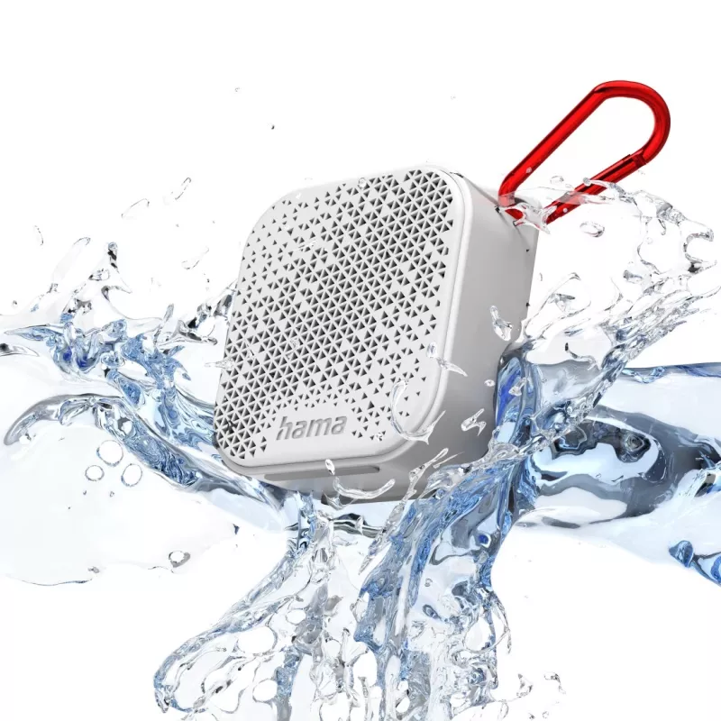 Mono Portable Speaker Hama Pocket 3.0 White