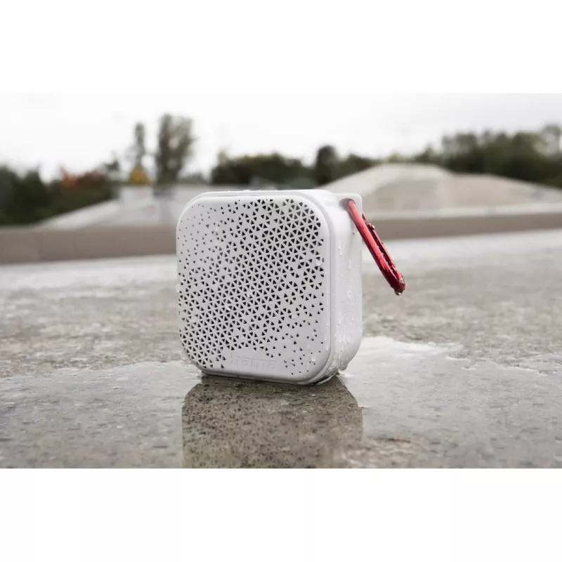 Mono Portable Speaker Hama Pocket 3.0 White