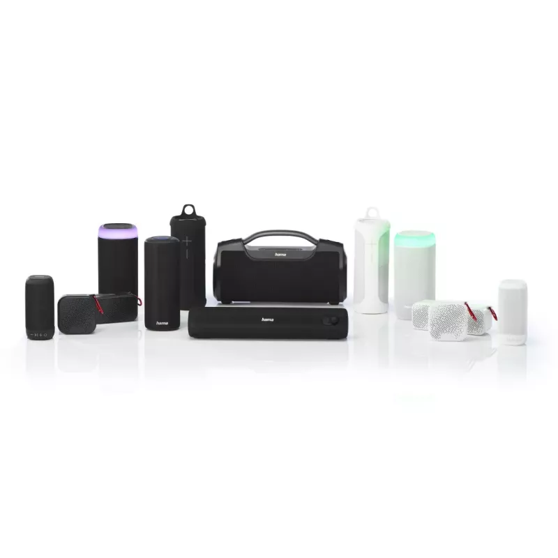 Mono Portable Speaker Hama Pocket 3.0 White