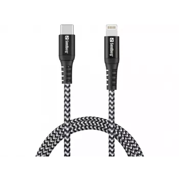 Sandberg Survivor USB-C PD>Lightning 1M Cable 1m 28g