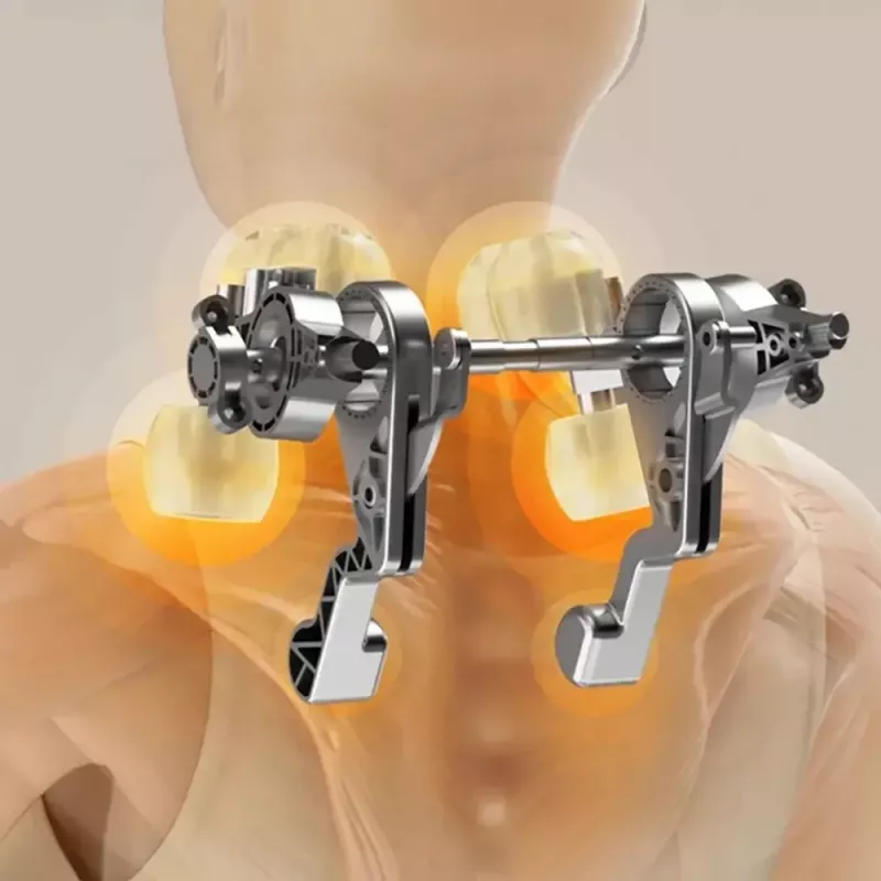 Neck and Shoulders Massager MEDIA-TECH MT6533 with Heat Function, Portable Design