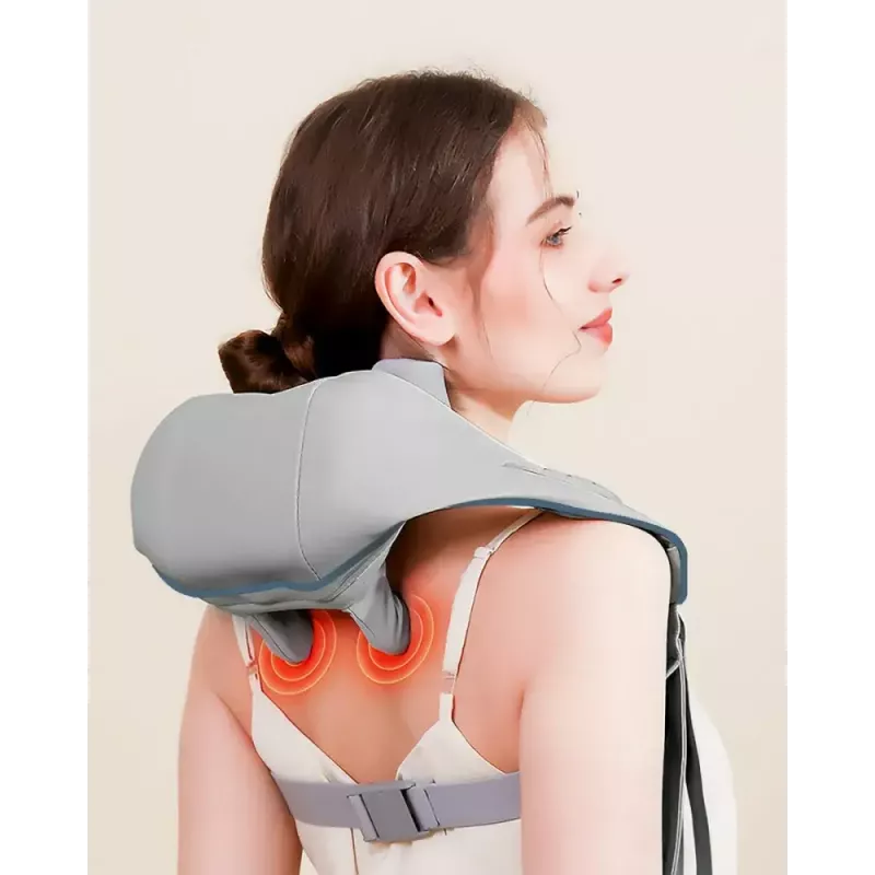 Neck and Shoulders Massager MEDIA-TECH MT6533 with Heat Function, Portable Design