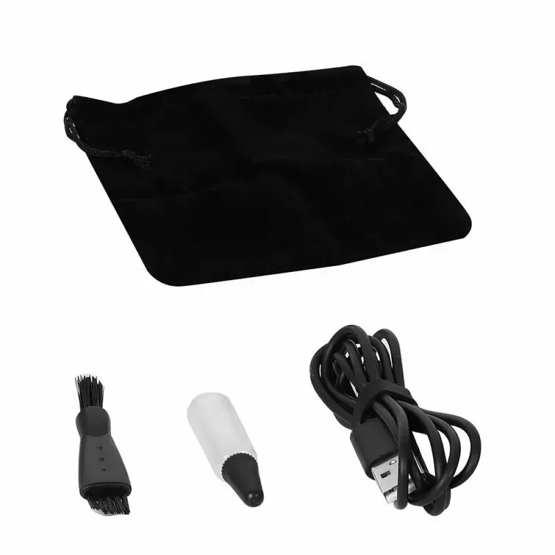 Manta HS-01BK Shavio head and beard shaver kit, black/chrome