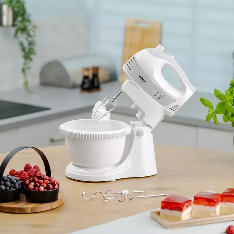 Hand mixer ZELMER ZHM2459S — 300W, 5 speed settings, stainless attachments