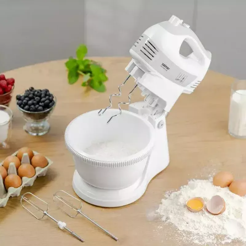 Hand mixer ZELMER ZHM2459S — 300W, 5 speed settings, stainless attachments