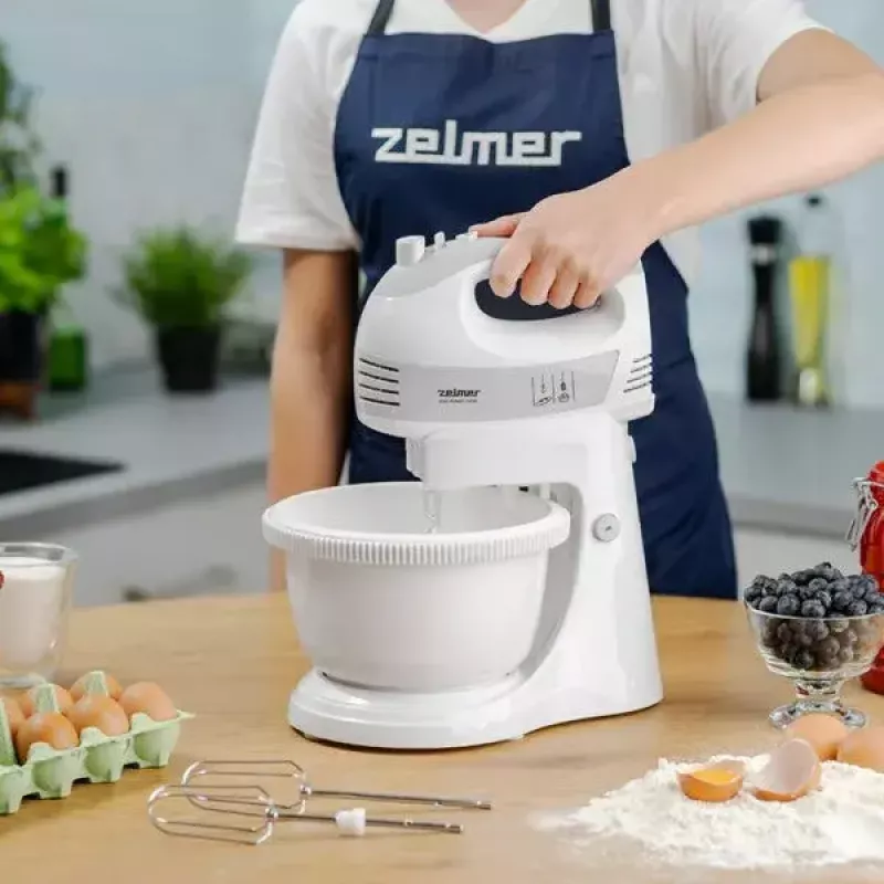 Hand mixer ZELMER ZHM2459S — 300W, 5 speed settings, stainless attachments