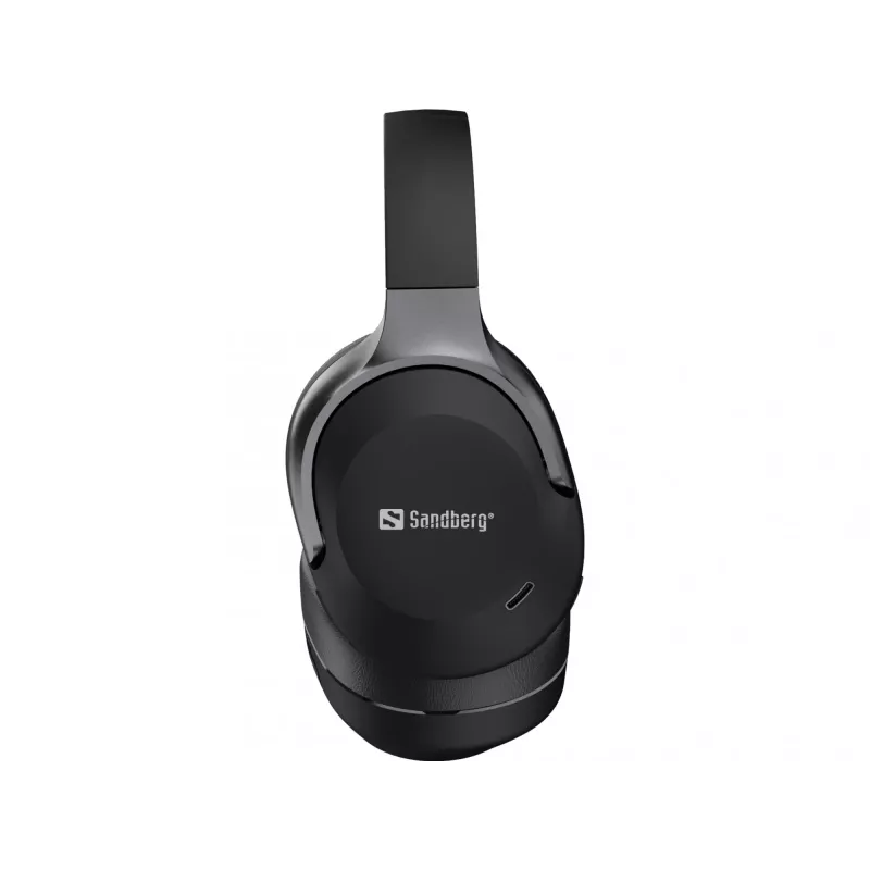 Sandberg Wireless Travel Headset ANC+ENC, Wireless, Calls/Music, 228 g, Headset, Black