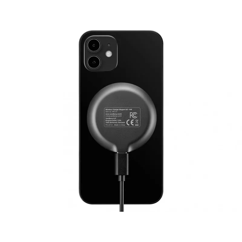 Wireless charger SANDBERG 441-61 Qi2 15W – Qi2 wireless charging pad compatible with Qi devices