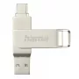 Hama C-Rotate Pro USB flash drive 128 GB USB Type-A / USB Type-C 3.2 Gen 1 (3.1 Gen 1) Silver