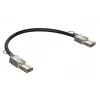 Network cable D-Link CXP 120G, 0.5 m, CXP male–CXP male, black
