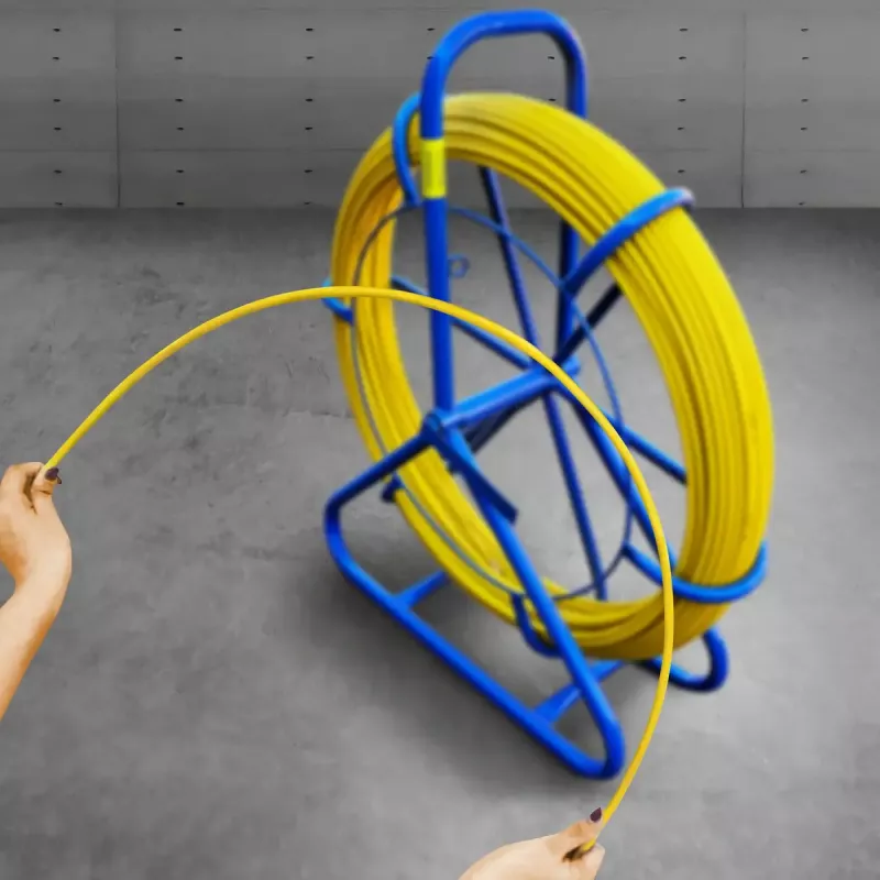 Cable pulling rod Extralink Pilot 3.8mm 25m glass fibre FRP yellow