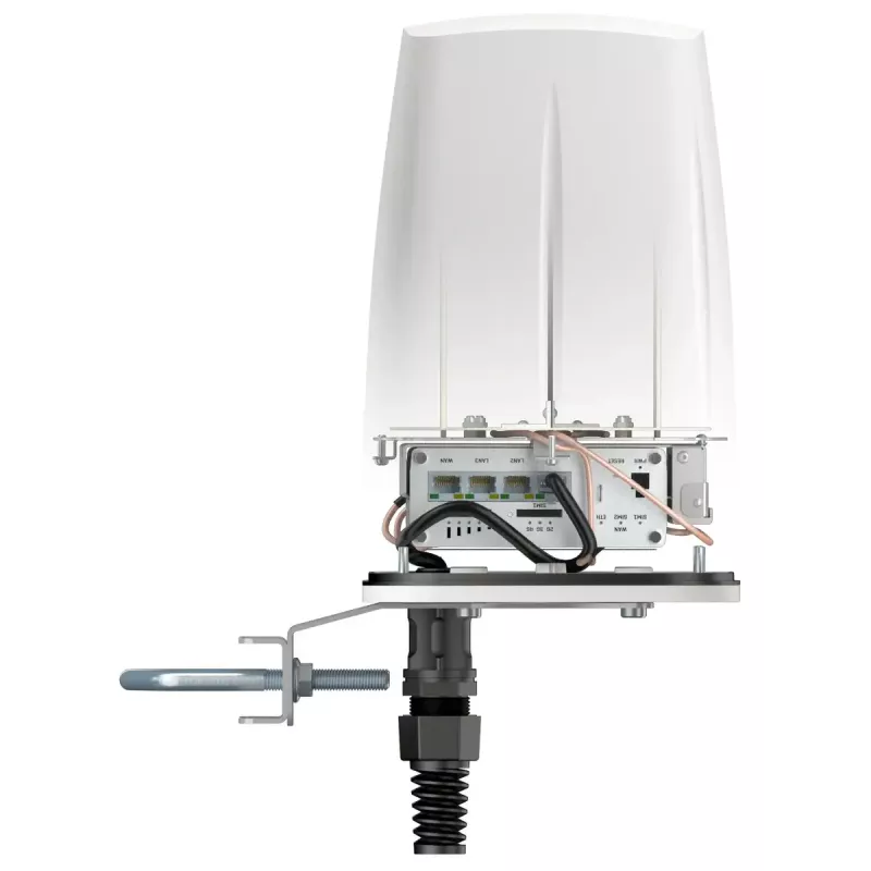 Omni-directional network antenna QuWireless QuSpot PoE/LAN 4 dBi, 0.694–6 GHz, vertical polarization