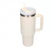 Travel mug Extralink Black Forest 1200 ml beige — thermal cup with straw and handle