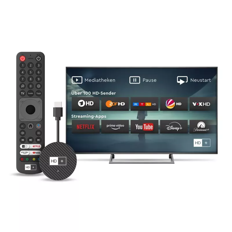 HD+ Smart TV dongle HDMI 4K Ultra HD Android Black 32GB