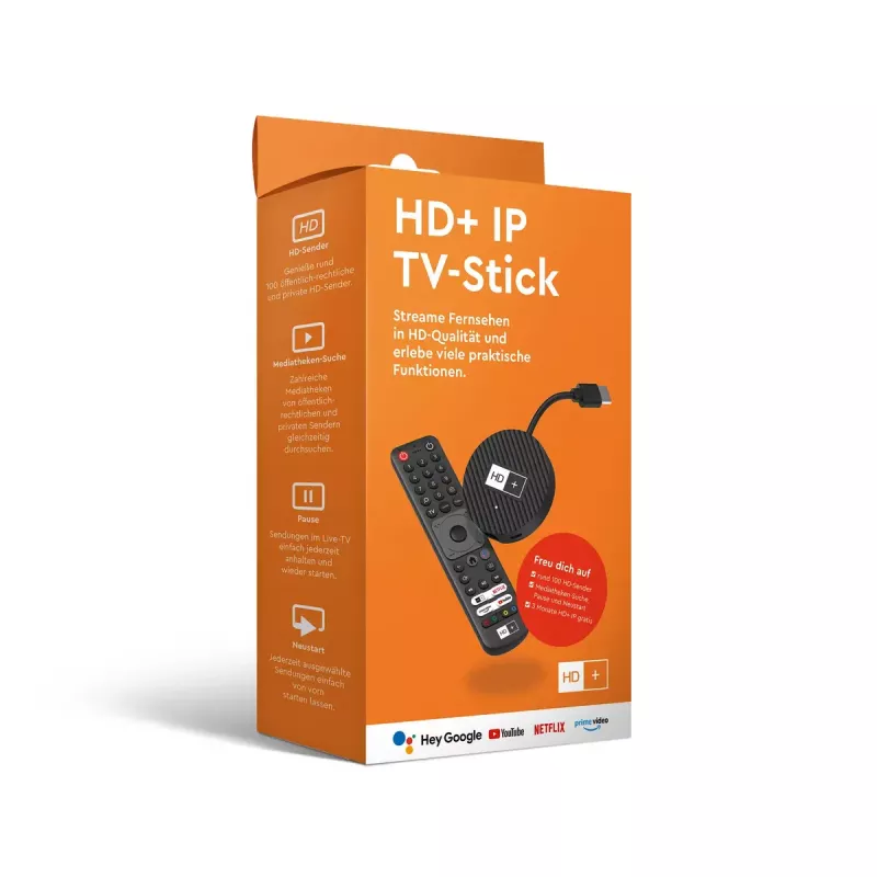 HD+ Smart TV dongle HDMI 4K Ultra HD Android Black 32GB