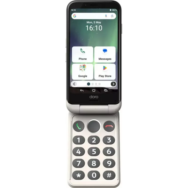 Smartphone Doro Aurora A20 4.5 inch 4 GB 64 GB Black White