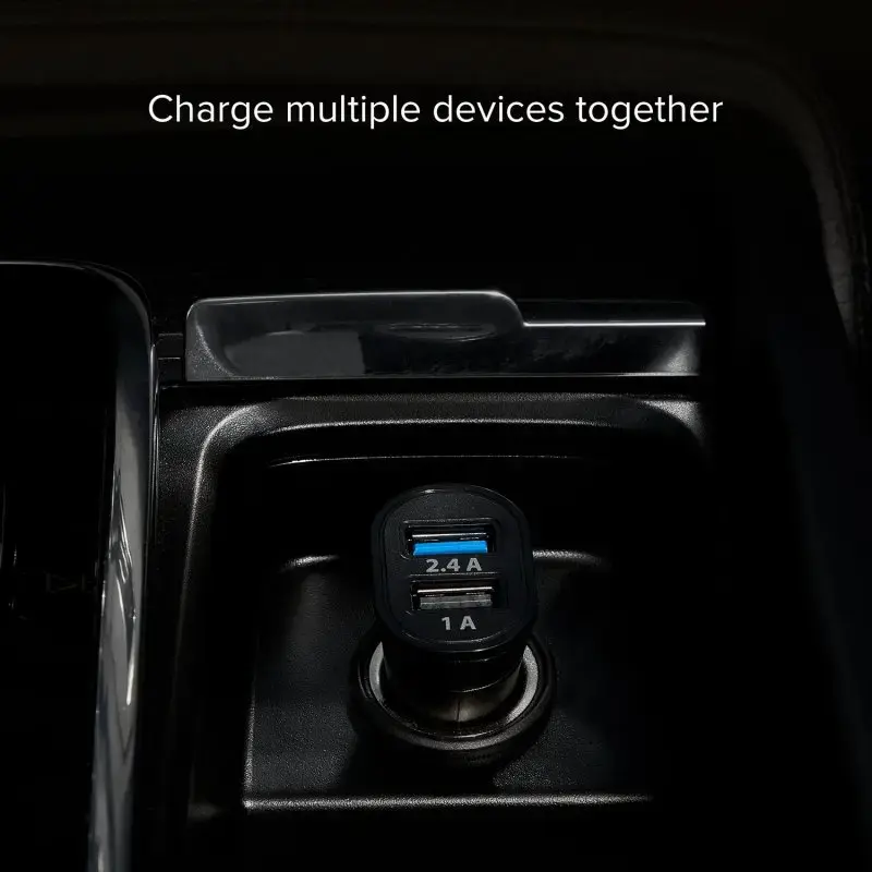 Car Charger SBS Mobile TECR2USB24AFAST — Auto USB charger, cigar lighter power, universal, black