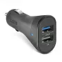 Car Charger SBS Mobile TECR2USB24AFAST — Auto USB charger, cigar lighter power, universal, black