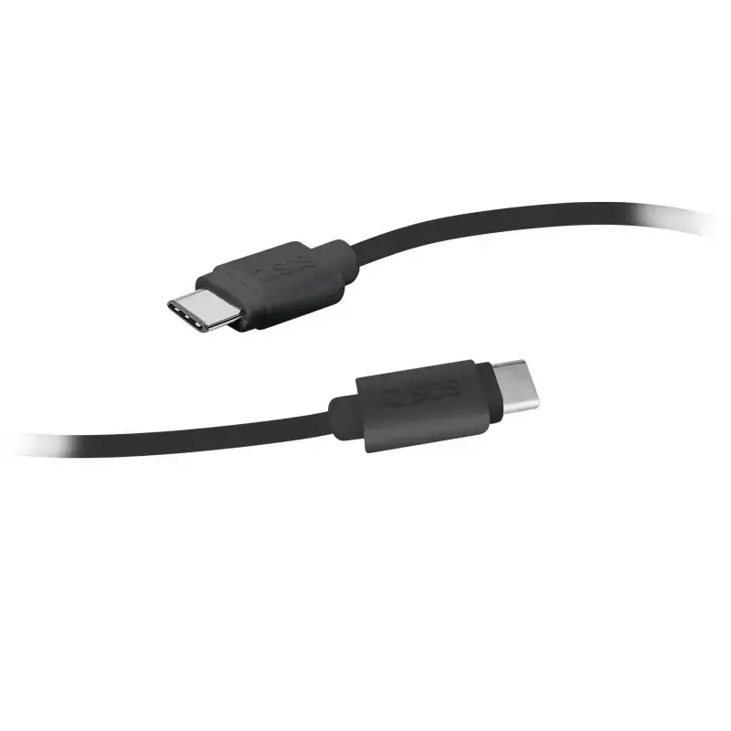USB-C to USB-C cable SBS Mobile TECABLETCC20K 1.5 m, USB 2.0, Black