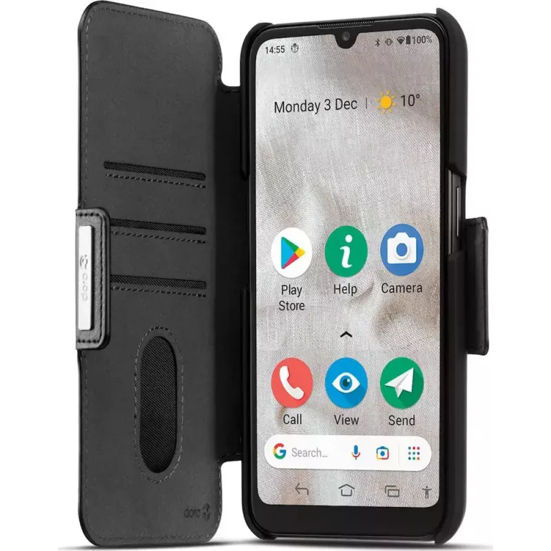 Mobile phone case Bigben Connected DOROFOLIO8100N Black for Doro 8100/8110