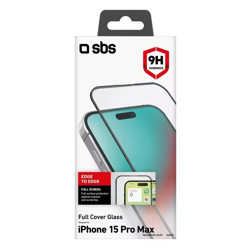 Screen protector SBS TESCRFCIP1567P for iPhone 15 Pro Max Transparent