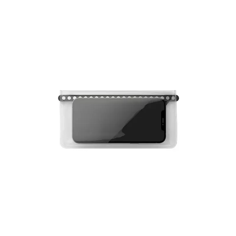 Pouch case FIDLOCK Vacuum VC-01200(BLK) max 6.9 inch Black Transparent
