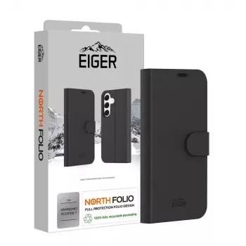 Wallet case EIGER EGCA00591 for Samsung Galaxy Xcover7 16.8 cm Black
