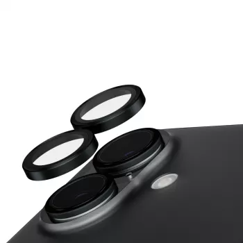 PanzerGlass SAFE. by ® Camera Lens Protector Black iPhone 16 | 16 Plus