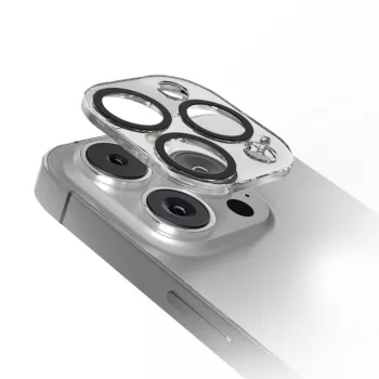 Screen and Camera Lens Protector SBS TECAMGLIP16PK for iPhone 16 Pro/Pro Max Scratch Resistant Transparent