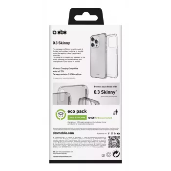 Mobile phone case SBS TESKINIP1661PT for iPhone 16 Pro 16 cm Transparent