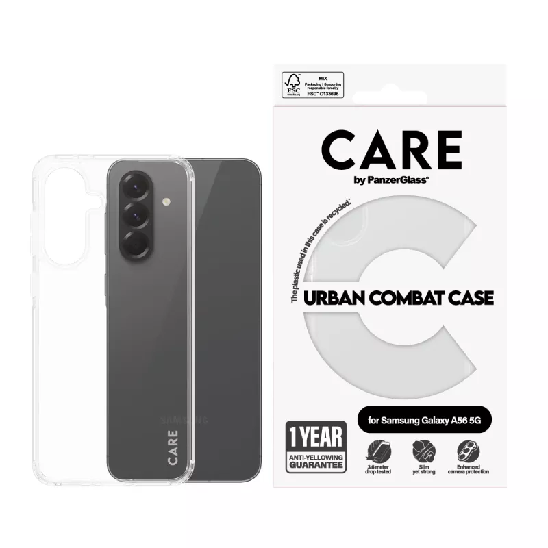 PanzerGlass CARE™ by ® Urban Combat Case Transparent Samsung Galaxy A56 5G
