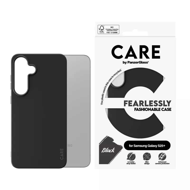 PanzerGlass CARE™ by ® Case Black Samsung Galaxy S25+