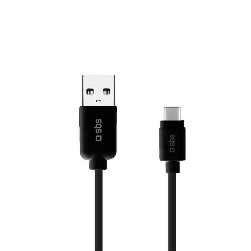 USB cable SBS Mobile TECABLETYC1KPOS — USB A to USB C, USB 2.0, 1 m, Black