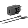 Motorola TurboPower 33W Headphones, Headset, Mobile phone, Smartphone Black AC Fast charging Indoor