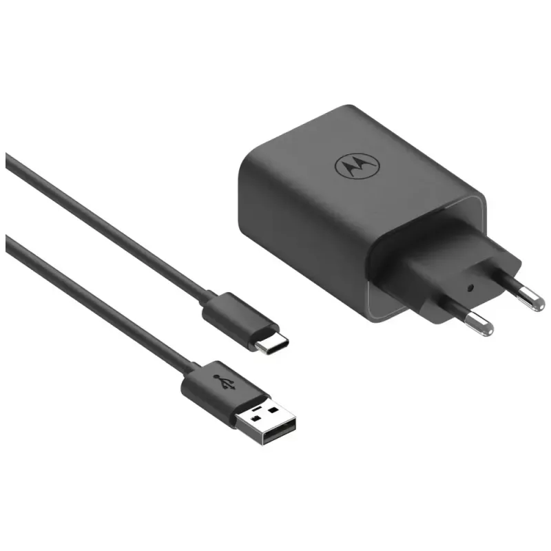 Motorola TurboPower 33W Headphones, Headset, Mobile phone, Smartphone Black AC Fast charging Indoor