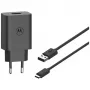 Motorola TurboPower 33W Headphones, Headset, Mobile phone, Smartphone Black AC Fast charging Indoor