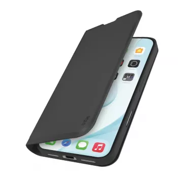 Wallet case SBS TEWALIP1763K for iPhone 17 Black with Desktop stand