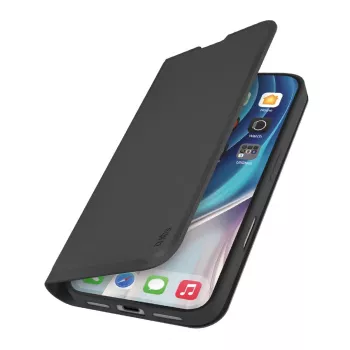 Wallet case SBS TEWALIP1763PK for iPhone 17 Pro Black with stand