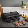 Contact grill Tefal Optigrill+ XL GC727810 2000W, rectangular, adjustable thermostat, black, 445×365×175mm