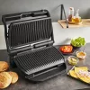Contact grill Tefal Optigrill+ XL GC727810 2000W, rectangular, adjustable thermostat, black, 445×365×175mm