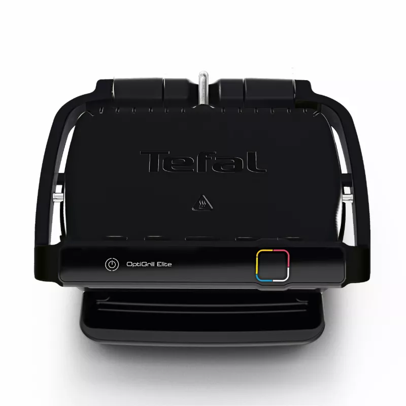Contact grill Tefal OptiGrill Elite GC7508 Black Thermoplastic Rectangular