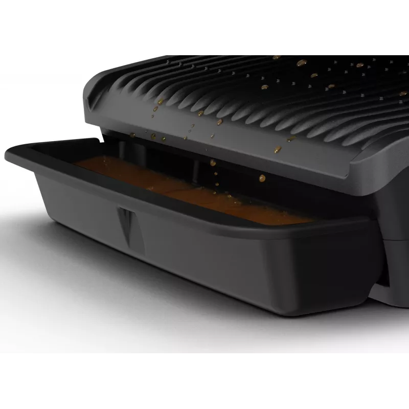 Contact grill Tefal OptiGrill Elite GC7508 Black Thermoplastic Rectangular